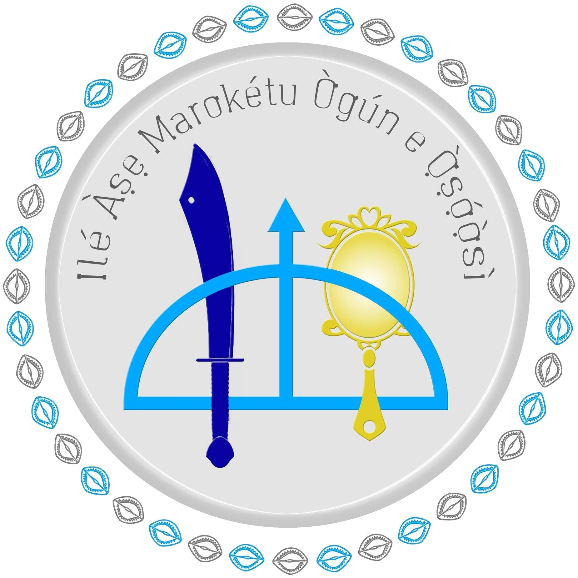 Brasão do Ilé Àṣẹ Marokétu Ògún e Ọ̀ṣọ́ọ̀sì